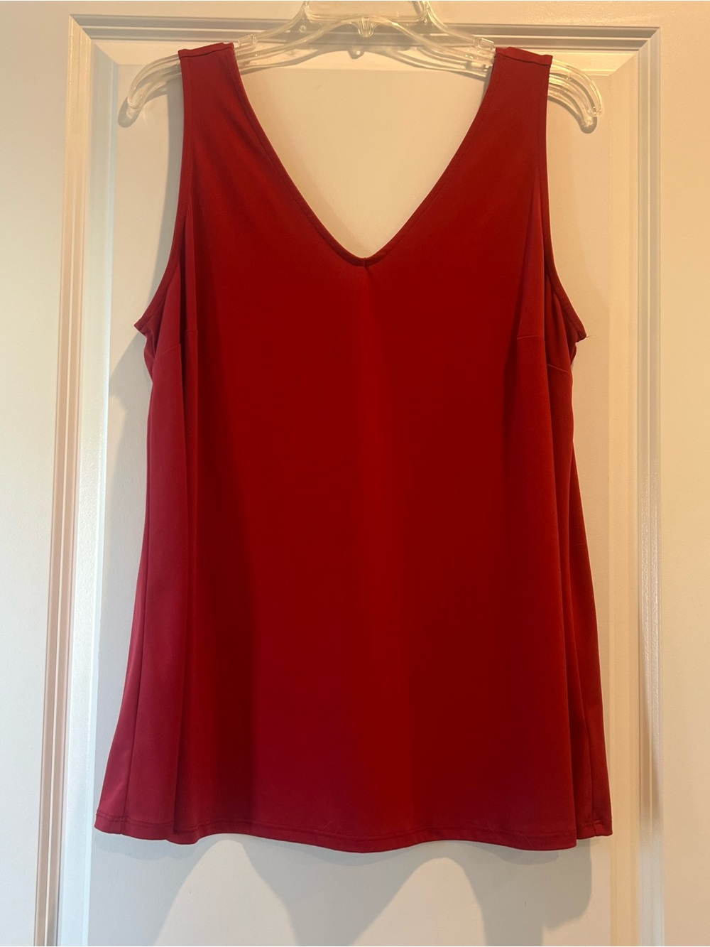 torrid V-Neck Sleeveless Tank with Back Pleat